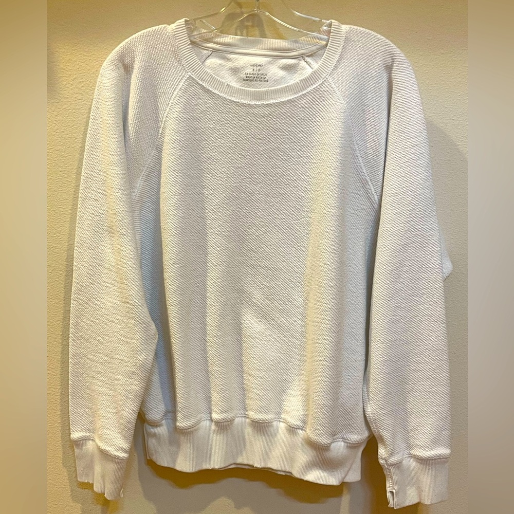 Aerie Women’s Cream Crewneck Sweatshirt Size Small